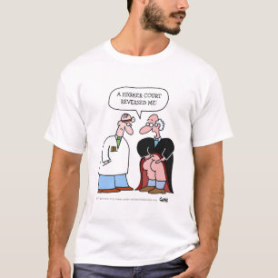 Funny Rechter Cartoon voor Attorney of Law Student T-shirt