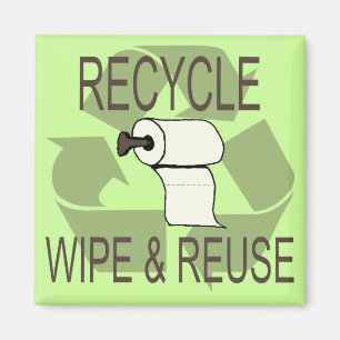 Funny Recyclen Magnet Magneet