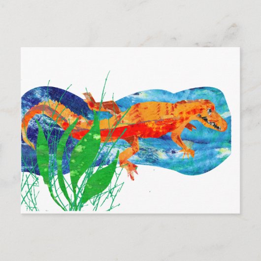 Funny Red Alligator Briefkaart (Voorkant)