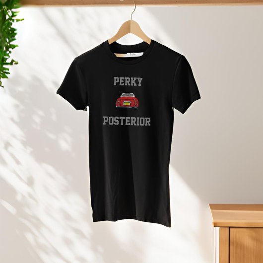 Funny Red Figaro Voiture Perky Posterior T-shirt