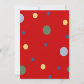 Funny Red Hot 70e anniversaire Invitations (Dos)