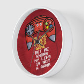 Funny Red Joystick Vaderdag Groet (Hoek)