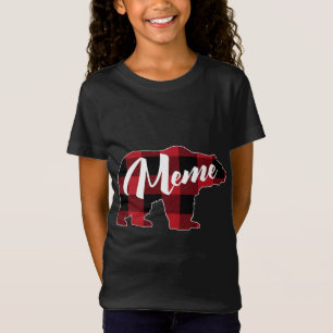 Funny Red Plaid Buffalo Beer Kleding, Fun Meme Paj T-shirt