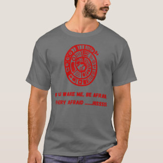 Funny Red Rattle Snake Design T-shirt