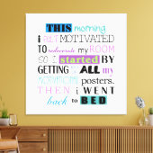 Funny Redecorate Demotivate Light Background ID113 Canvas Afdruk (Insitu (Woonkamer))