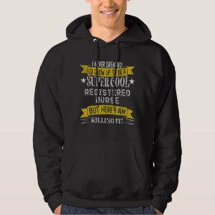 Funny Registered Nurse Shirten Job Title Professie Hoodie