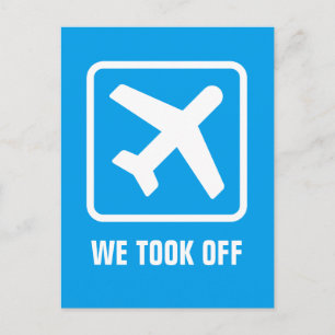 Funny relocation of new address move briefkaarten