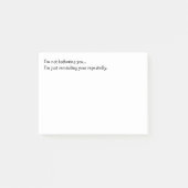 Funny Reminder Post-its Post-it® Notes (Voorkant)