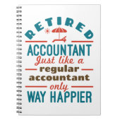 Funny Remoe Accountant Way Happier Notitieboek (Voorkant)