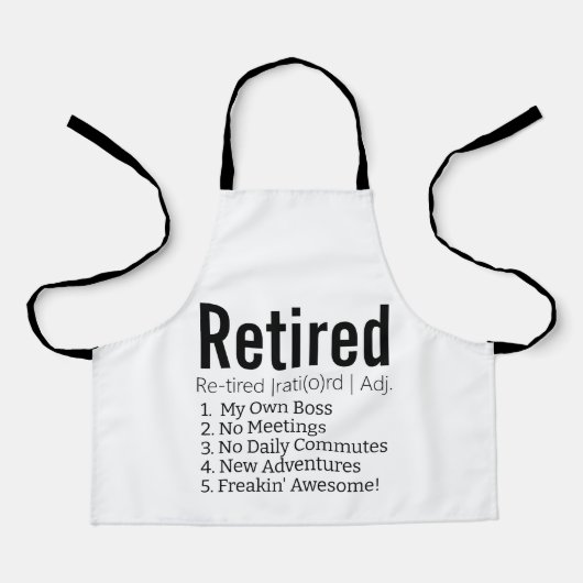 Funny Remoe Definition Gift for Retirement Gag Schort (Voorkant)