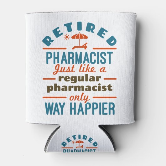 Funny Remoe Pharmacist Way Happier Blikjeskoeler (Voorkant)