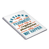 Funny Remoe Pharmacist Way Happier Notitieboek (Rechterzijde)