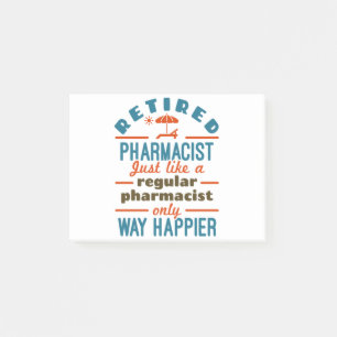 Funny Remoe Pharmacist Way Happier Post-it® Notes