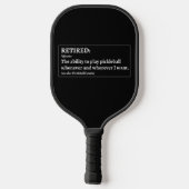 Funny Remoe Pickleball Paddle (Achterkant)