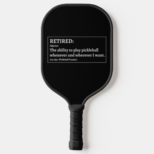 Funny Remoe Pickleball Pickleball Paddle (Achterkant)