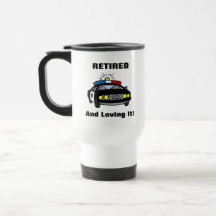 Funny Remoe Politieman/Chief Travel Mug Reisbeker