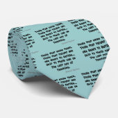 Funny Remoe Teacher Gifts Stropdas (Opgerold)