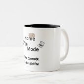 Funny Remote Work Mug for Office Coworkers (Devant droit)