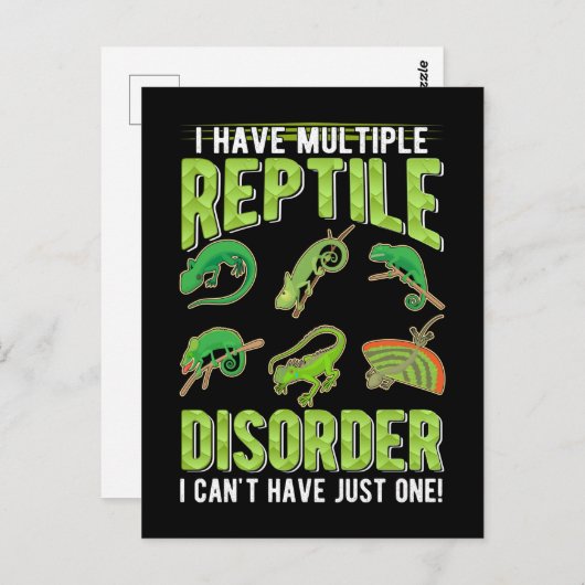 Funny Reptile Gecko Lizard Lover Briefkaart (Voorkant / Achterkant)