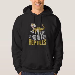 Funny Reptile lover Kinder Cute Animal fan Hoodie