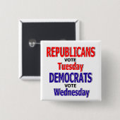 Funny Republican Button / Pin (Voorkant /achterkant)