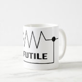 Funny 'Resistance is Futile' Electrical Humor Mok (Voorkant rechts)