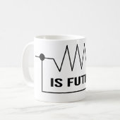 Funny 'Resistance is Futile' Electrical Humor Mok (Voorkant links)