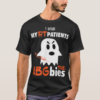 Funny Respiratory Therapist ABGbies Halloween RT G T-shirt