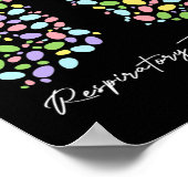 Funny Respiratory Therapist Therapy Lung Happy Poster (Hoek)