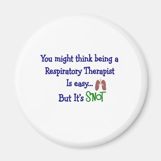 Funny Respiratory Therapy Gifts Magneet (Voorkant)