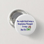 Funny Respiratory Therapy Gifts Ronde Button 3,2 Cm (Voorkant /achterkant)