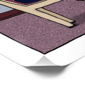 Funny Restaurant Wine Chugger Perfect Poster (Hoek)