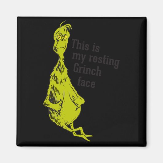 Funny Resting Face  Magneet (Voorkant)