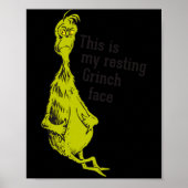 Funny Resting Face Poster (Voorkant)