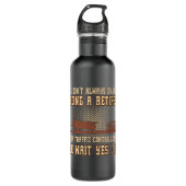 Funny Retired Air Traffic Controller T Waterfles (Voorkant)