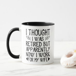 Funny Retiree Humor Man Vrouw Koffie Mok