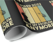 Funny Retirement 2022 Mannen Women Revermoeid Fish Cadeaupapier (Rol Hoek)