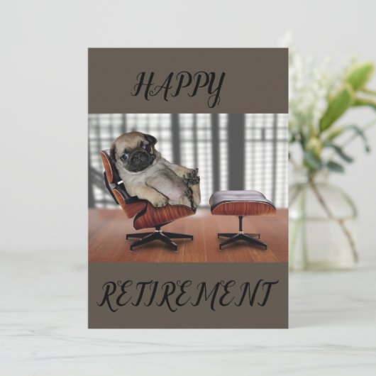 Funny Retirement Card Kaart (Staand voorkant)