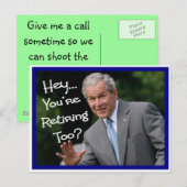 Funny Retirement Cards—Struik'ism humor Briefkaart (Voorkant / Achterkant)