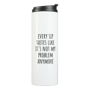 Funny Retirement Coffee Mok - "Elke slok smaakt