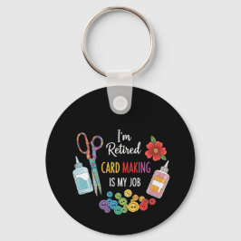 Funny Retirement Crafter Gift Sleutelhanger