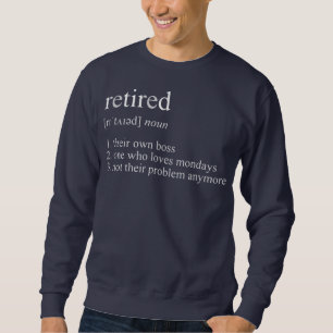 Funny Retirement Design Mannen Dad Retiting Party Trui