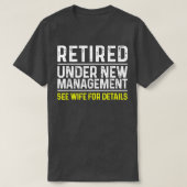 Funny Retirement Design Mannen Mannelijke pap die  T-shirt (Design voorkant)