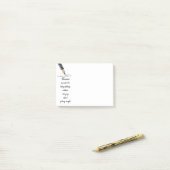 Funny Retirement Doing Niets betrapt Post-it® Notes (Op bureau)