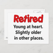 Funny Retirement Gezegde Briefkaart (Voorkant / Achterkant)