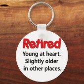 Funny Retirement Gezegde Sleutelhanger (Voorkant)