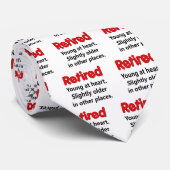 Funny Retirement Gezegde Stropdas (Opgerold)