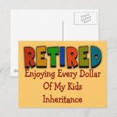 Funny Retirement Gifts Briefkaart (Voorkant / Achterkant)