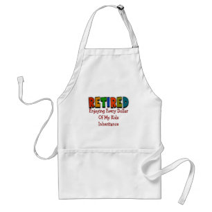 Funny Retirement Gifts Standaard Schort
