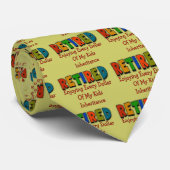 Funny Retirement Gifts Stropdas (Opgerold)